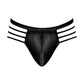 Thong met Kooi Stijl - Zwart - M - Pleasureplay StringsMale Power