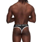 Thong - Zwart - M - Pleasureplay StringsMale Power