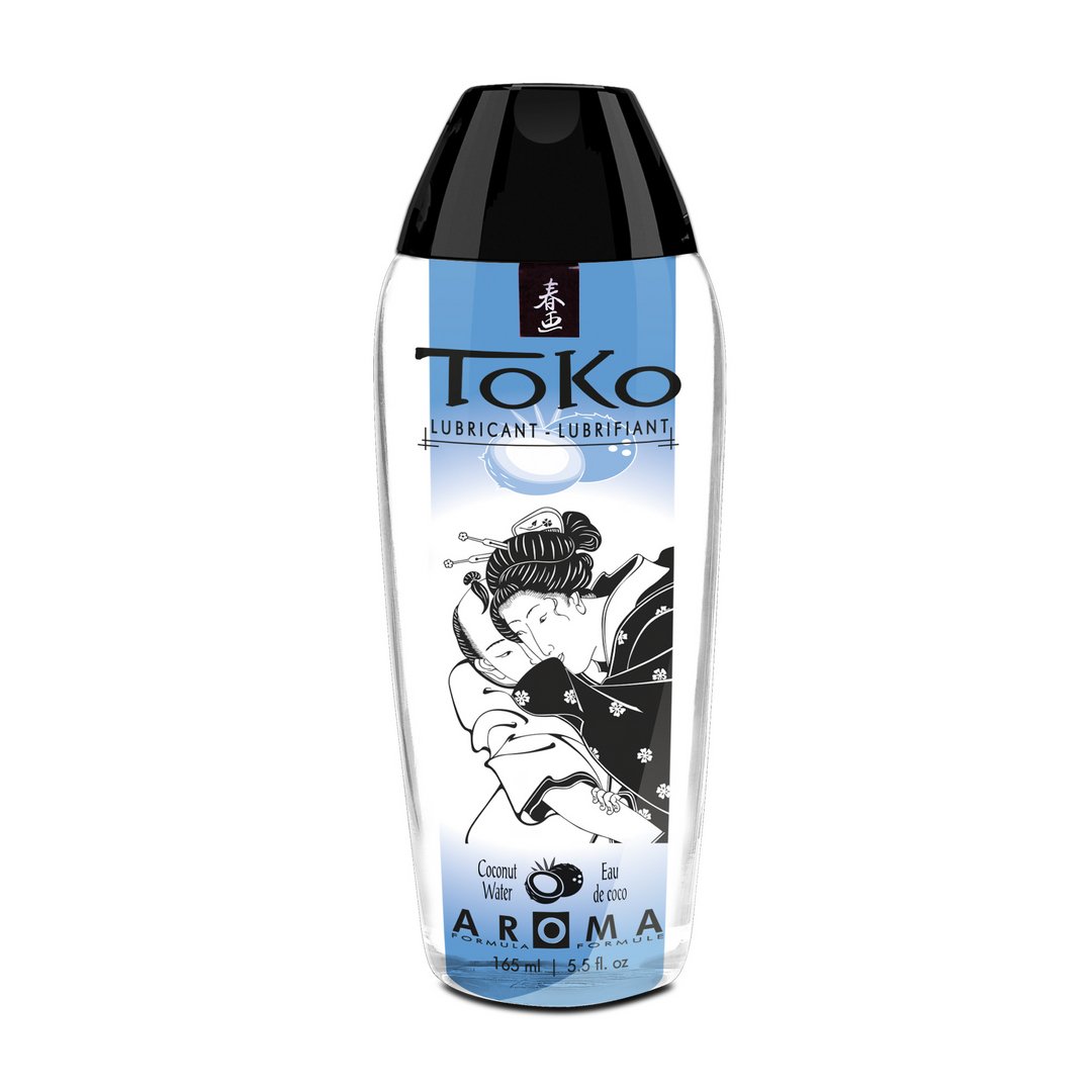 Toko Aroma Glijmiddel Kokoswater 165 ml - Waterbasis - EroticToyzKissableShunga