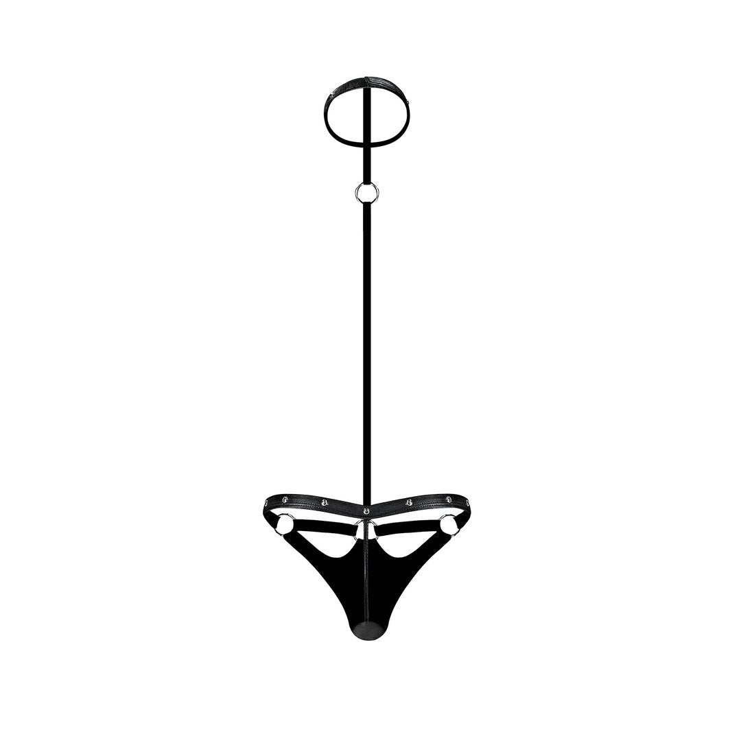 Tormentor - M - Black - EroticToyzProducten,Lingerie,Lingerie voor Hem,Fetishkleding voor Hem,Strings,,MannelijkMale Power