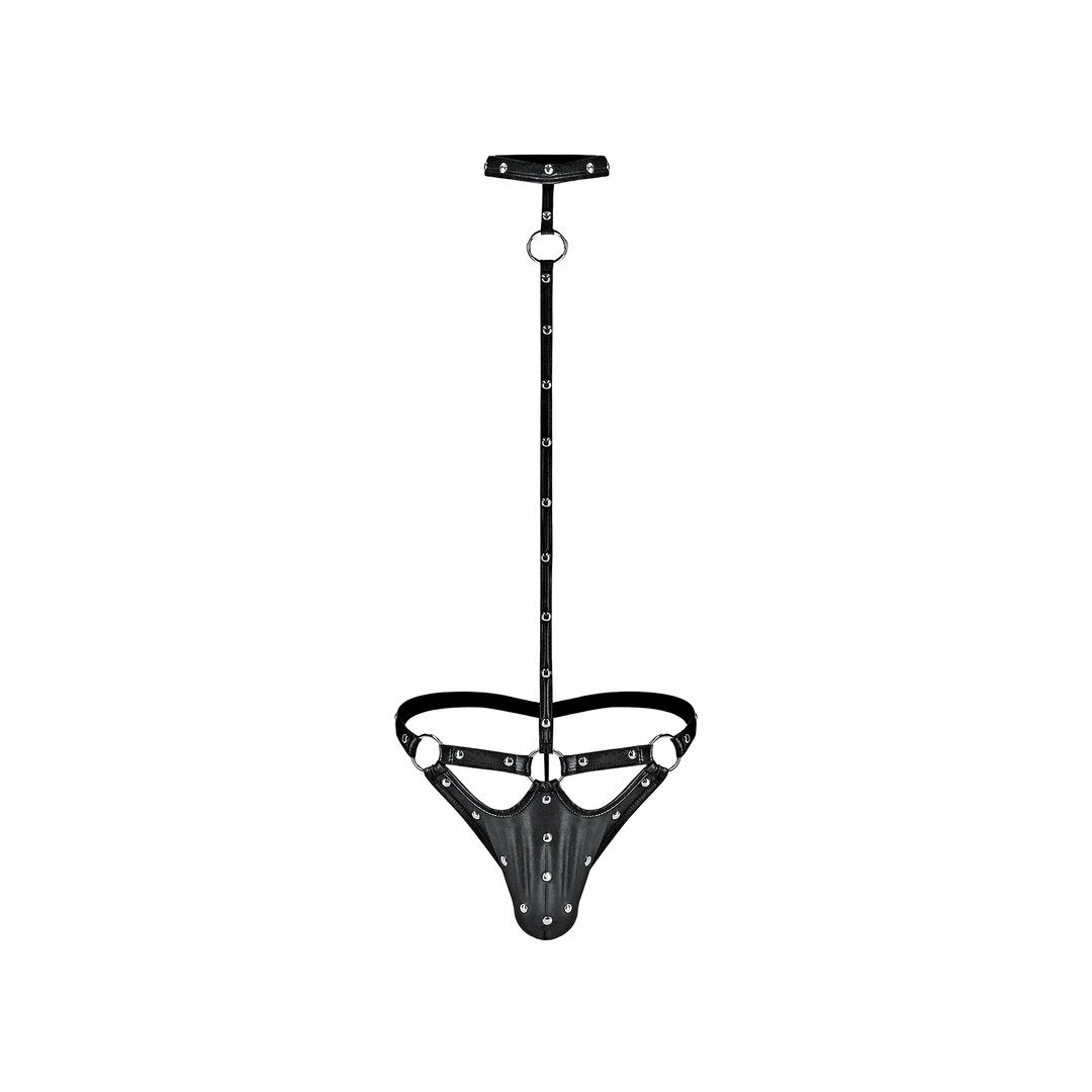 Tormentor - M - Black - EroticToyzProducten,Lingerie,Lingerie voor Hem,Fetishkleding voor Hem,Strings,,MannelijkMale Power