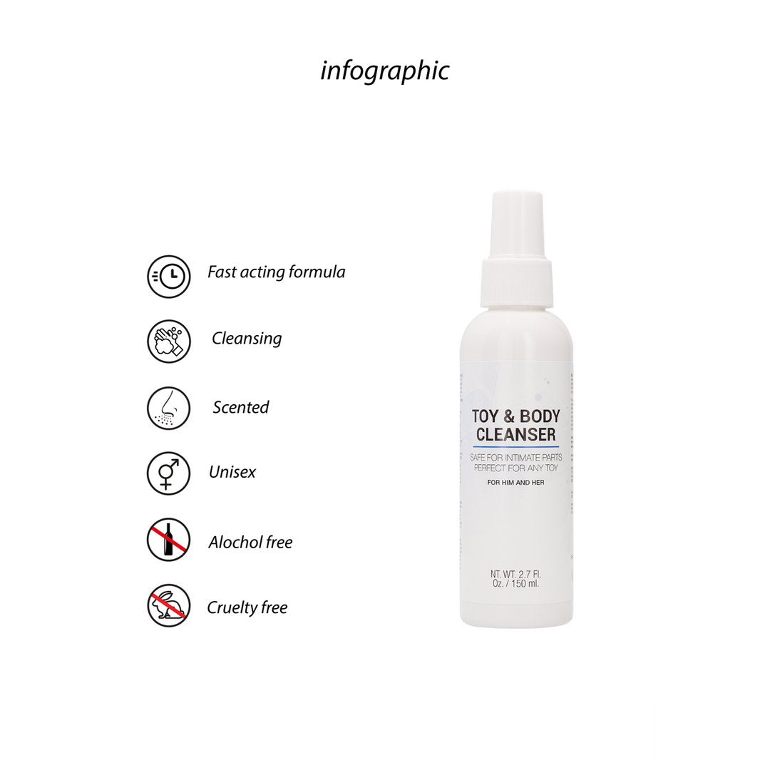 Toy and Body Cleaner - 150 ml - EroticToyzProducten,Veilige Seks, Verzorging Hulp,HygiÃ«ne,Reinigingsmiddelen en Deodorant,,GeslachtsneutraalPharmquests by Shots