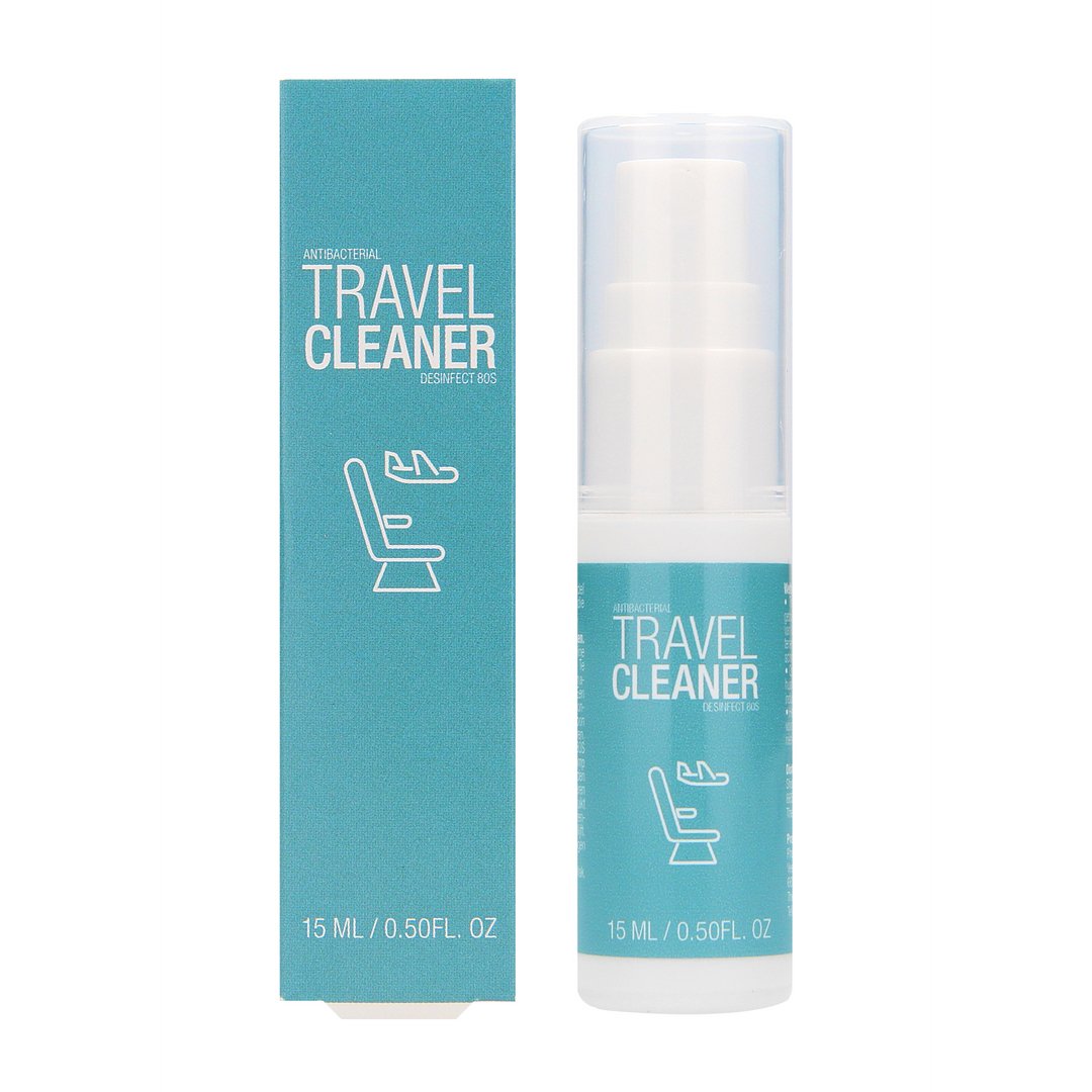 Travel Cleaner - 15 ml - EroticToyzProducten,Veilige Seks, Verzorging Hulp,HygiÃ«ne,Ontsmettingsmiddelen,Outlet,,GeslachtsneutraalPharmquests by Shots