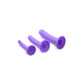 3 - delige Siliconen Dildo Set met Zuignap - Paars - Pleasureplay Voorbinddildo'sXR Brands