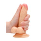 Realistische Vibrerende Dildo Met Scrotum - 15 cm - Pleasureplay Realistische VibratorsRealRock by Shots