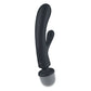 Hybride Wand Vibrator - Grijs - Pleasureplay Rabbit VibratorsSatisfyer
