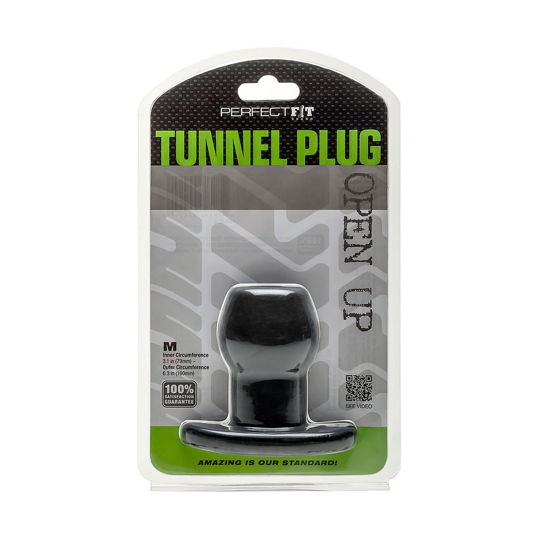 Tunnel Plug - Hollow Butt Plug - M - EroticToyzProducten,Toys,Anaal Toys,Buttplugs Anale Dildo's,Buttplugs Anale Dildo's Niet Vibrerend,,MannelijkPerfectFitBrand