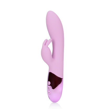 'Ultra Soft Rabbit Vibrator met Dubbele Stimulatie - Roze' - EroticToyzRabbit VibratorsLoveline by Shots