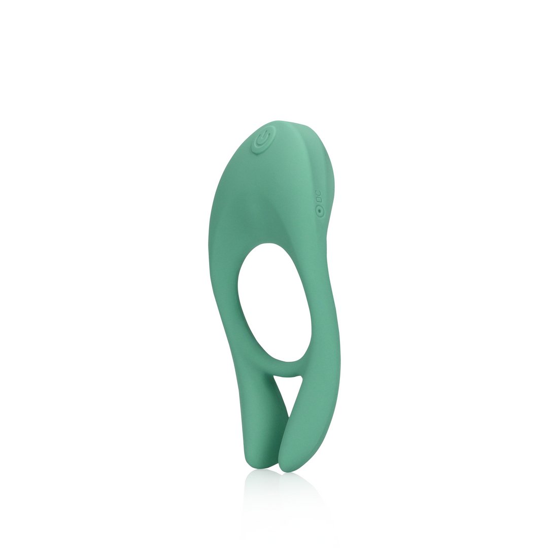 'UltraFlex Puntige Cock Ring Silicone - Zwart' - EroticToyzCockringenLoveline by Shots