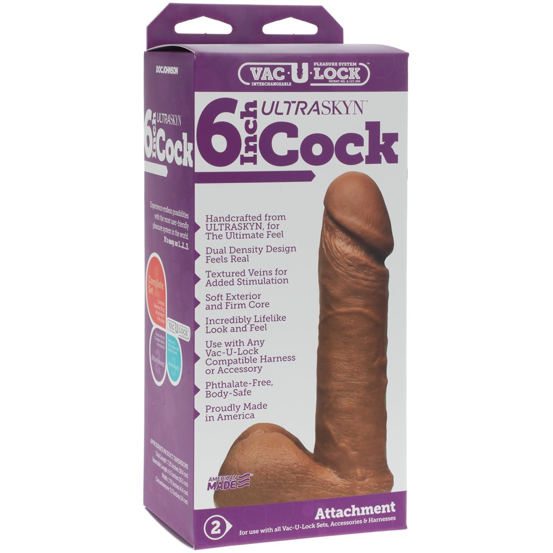 UR3 Cock - 16 cm - Brown - EroticToyzProducten,Toys,Dildos,Realistische Dildo's,,GeslachtsneutraalDoc Johnson