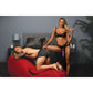 Strap - On Harnas - Zwart Fluweel - Pleasureplay Voorbinddildo'sXR Brands
