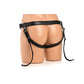 Strap - On Harnas - Zwart Fluweel - Pleasureplay Voorbinddildo'sXR Brands