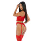 Mesh Bustier Set - S - Pleasureplay 2 - Delige SetForplay