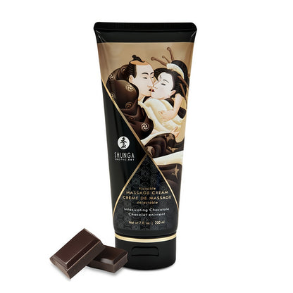 Verrukkelijke Kissable Massagecrème Chocolade - 200 ml - EroticToyzMassage OliënShunga