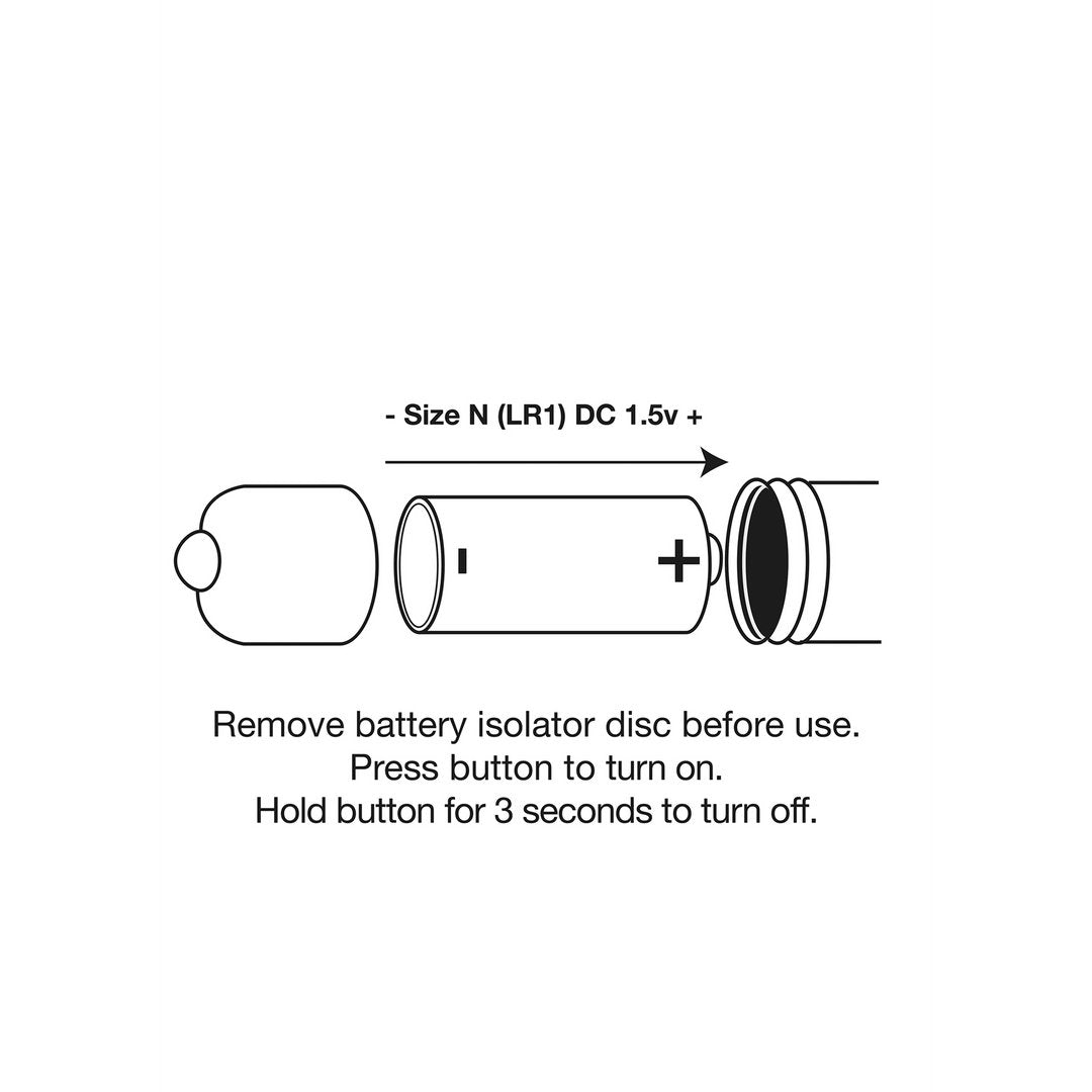 Vibrating Bullet with 1 Speed - 80 mm - EroticToyzProducten,Toys,Vibrators,Kogel - en Minivibrators,,VrouwelijkRocks - Off