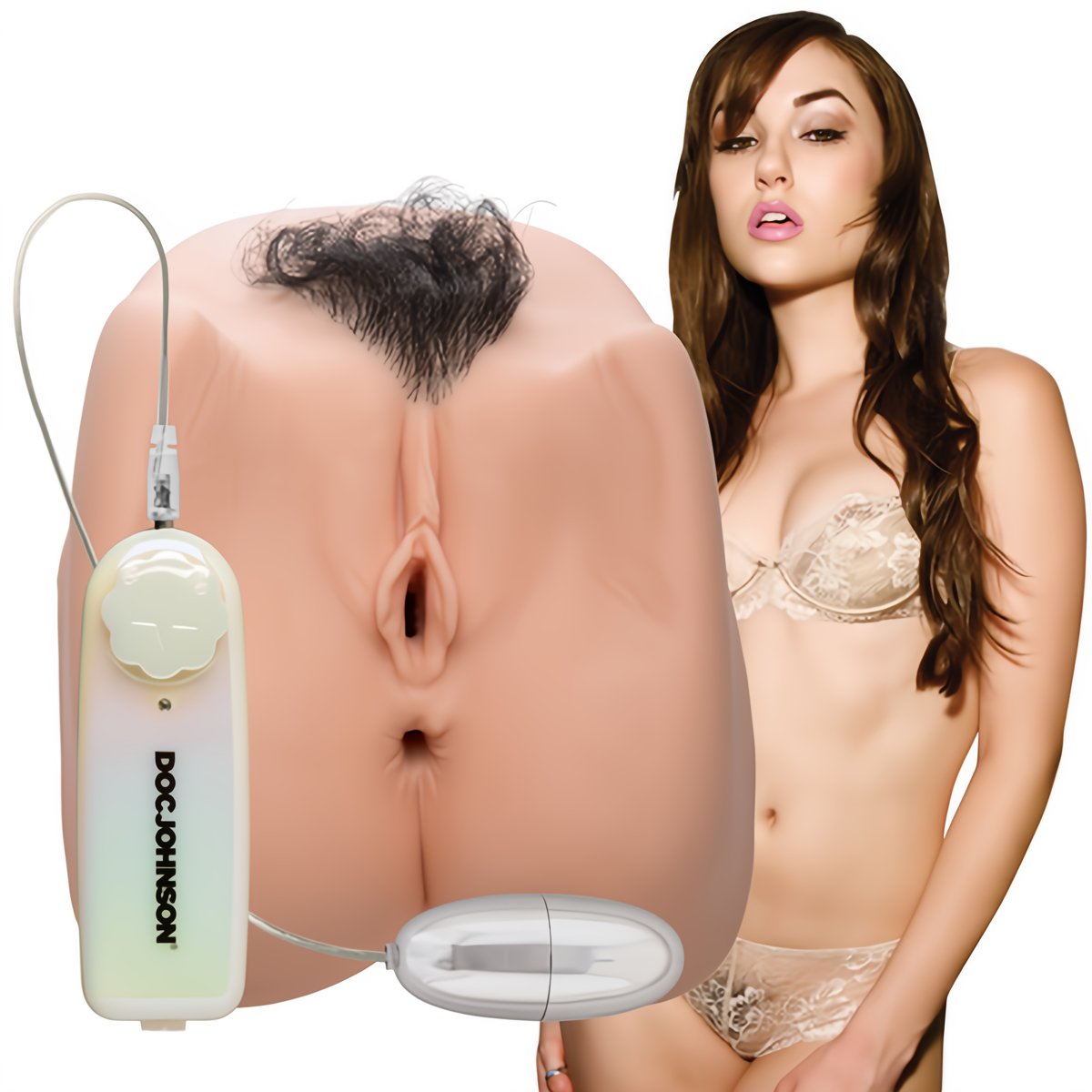 Masturbator Met Multi - snelheid Vibratie - UR3 Materiaal - Pleasureplay Vibrerende MasturbatorDoc Johnson
