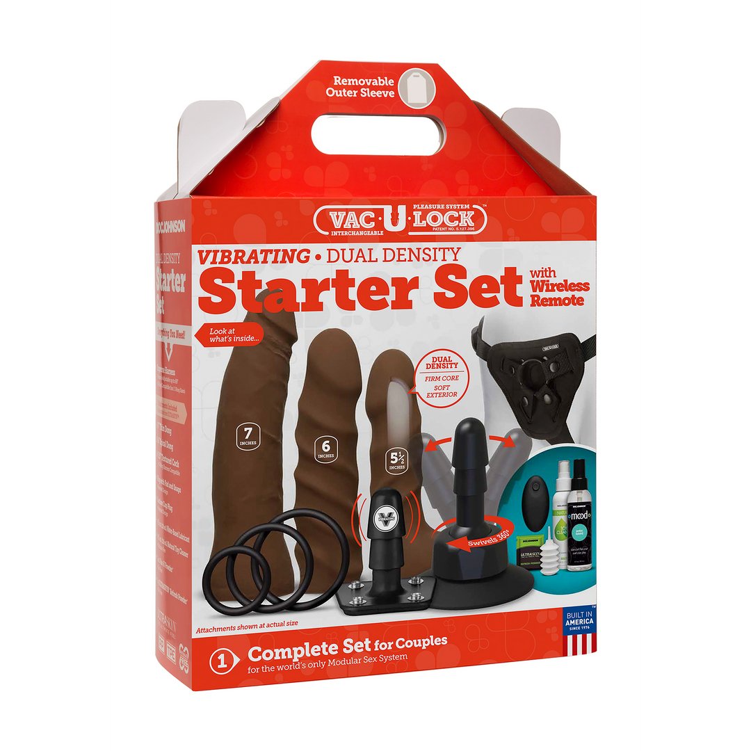 Strap - on Set - Vibrerend ULTRASKYN met Afstandsbediening - Pleasureplay Toy SetsDoc Johnson