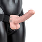 Hollow Strap - On Dildo Met Vibratie - 18 cm - Pleasureplay HolRealRock by Shots