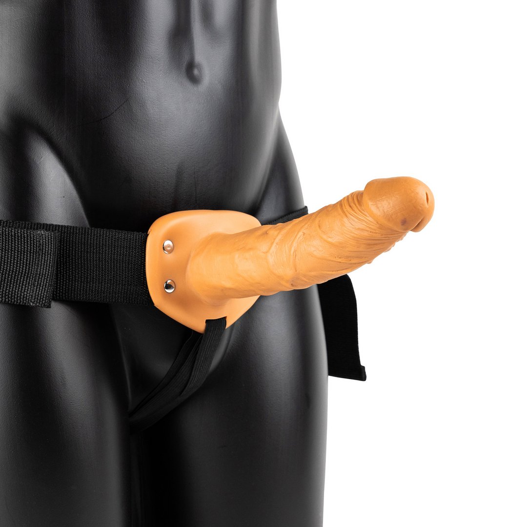 Vibrating Hollow Strap - 20,5 cm - EroticToyzProducten,Toys,Vibrators,Strap On Vibrators,Hol,,GeslachtsneutraalRealRock by Shots