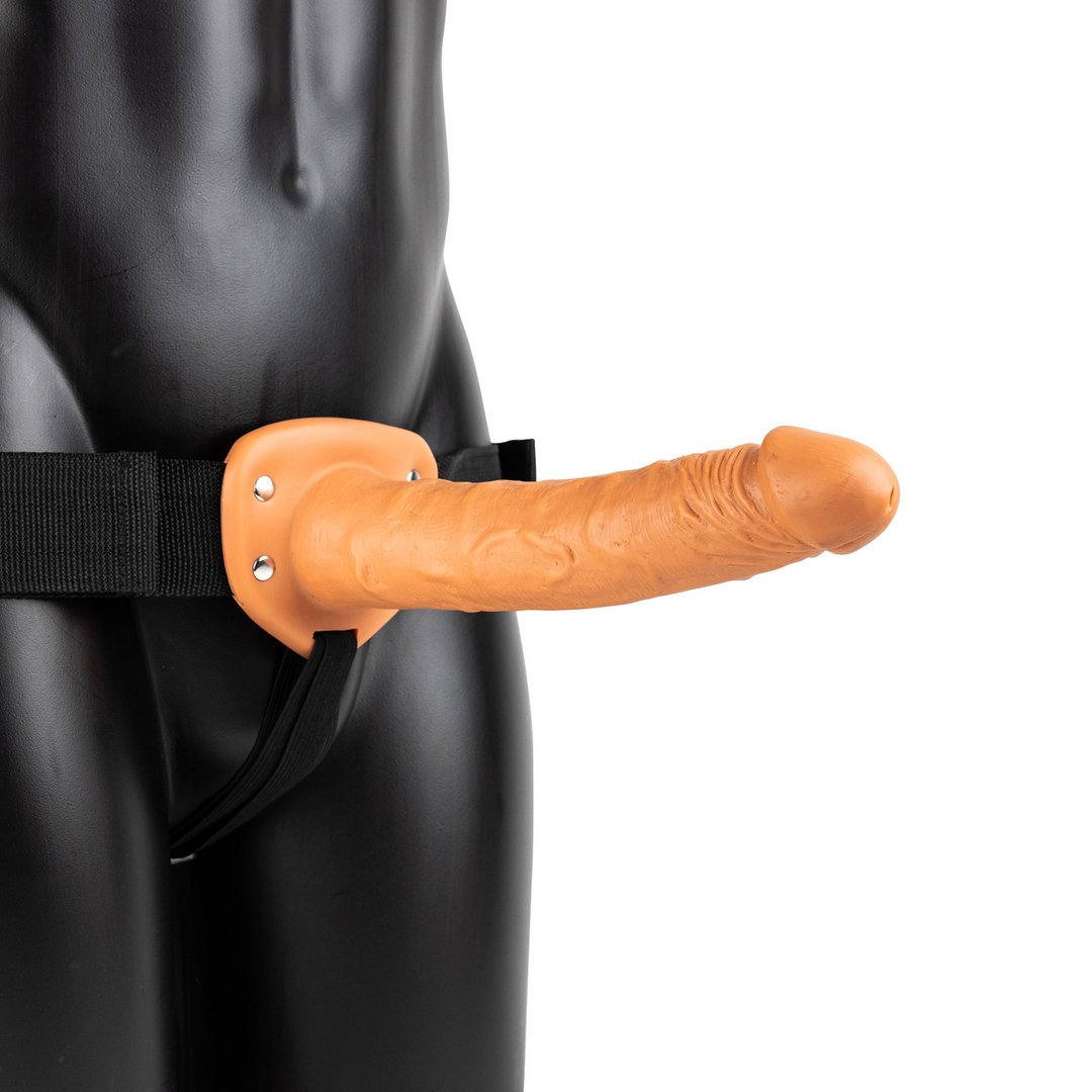 Vibrating Hollow Strap - 24,5 cm - EroticToyzProducten,Toys,Vibrators,Strap On Vibrators,Hol,,GeslachtsneutraalRealRock by Shots