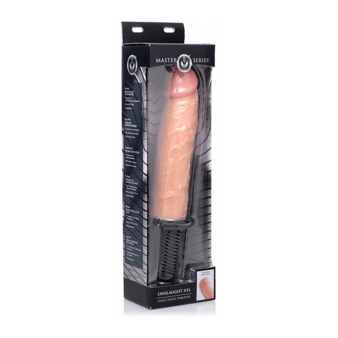 Vibrerende Dildo Thruster - XXL 24.8 cm - Pleasureplay Thrusting VibratorsXR Brands