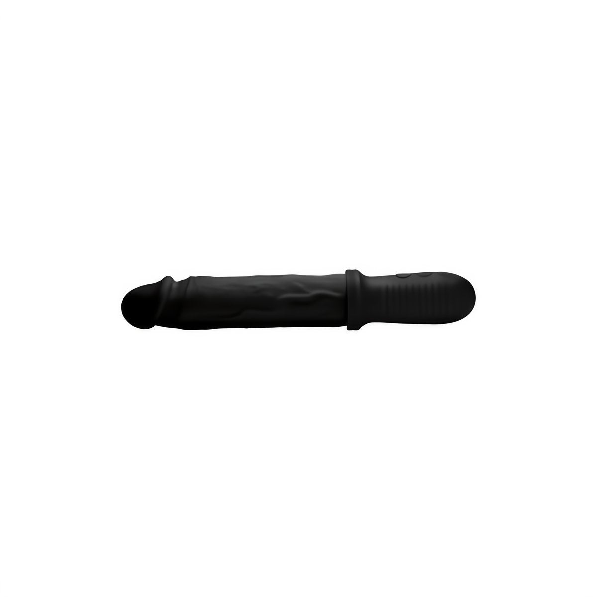 Vibrerende en Stotende Dildo met Handvat - 29 cm - Zwart - EroticToyzThrusting VibratorsXR Brands