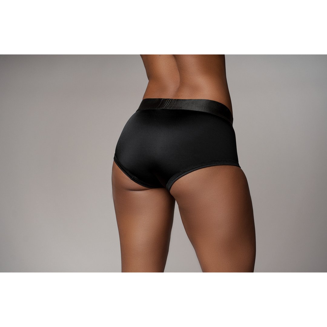 Vibrerende Strap - on Boxer - L - Zwart - EroticToyzVibrerende SlipjesOuch! by Shots