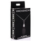 Vibrerende Teardrop Ketting van Siliconen - Zwart - EroticToyzLichaamssieradenXR Brands