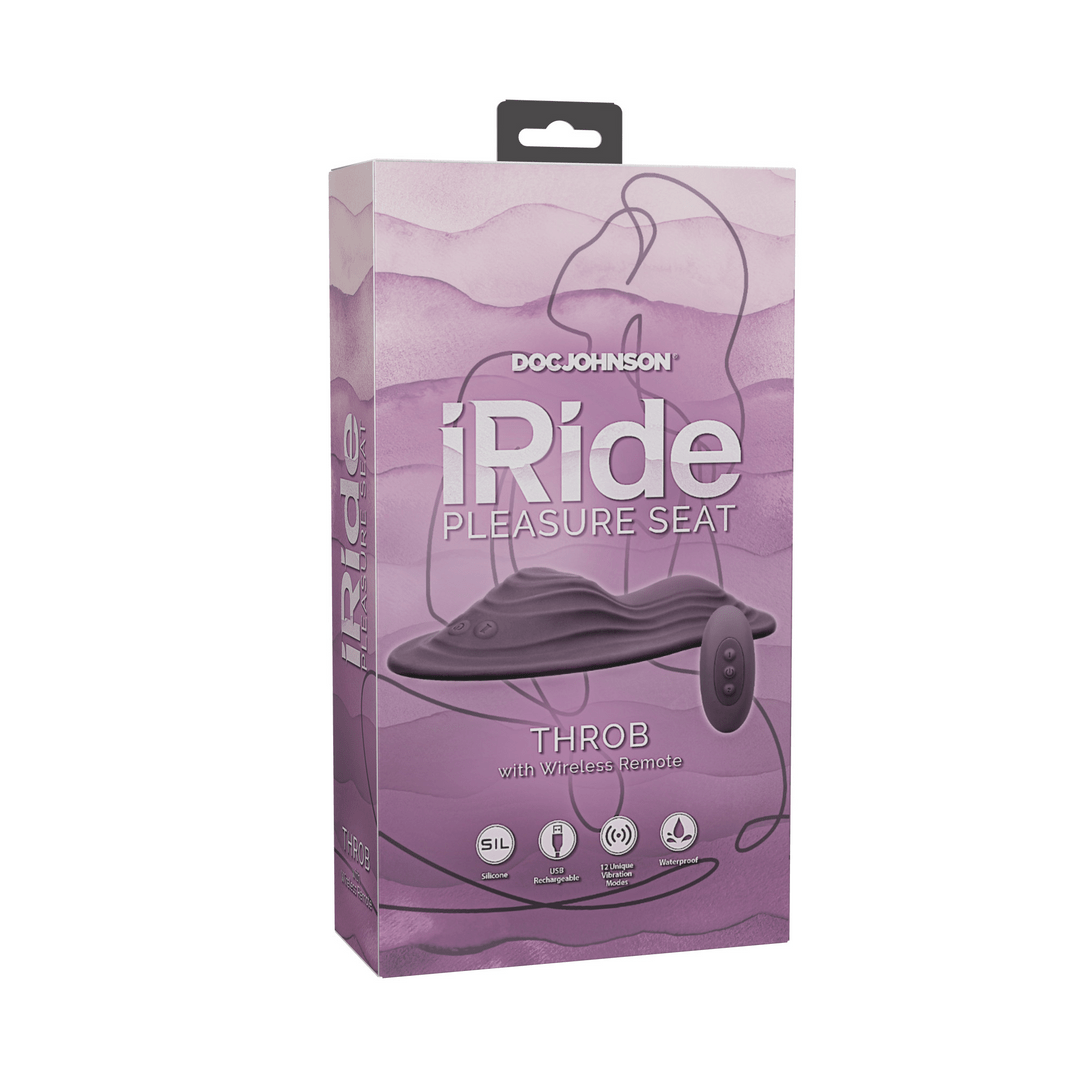 Zadel Vibrator - Siliconen - Pleasureplay Lay - on VibratorDoc Johnson