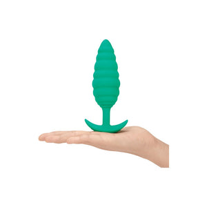 'Zoë Ligon Twist Texture Vibrerende Butt Plug - Groen' - EroticToyzButtplugs Anale Dildo's VibrerendCOTR Inc.