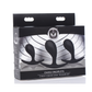 XR Brands Siliconen Buttplug Set - Pleasureplay Buttplugs Anale Dildo's Niet VibrerendXR Brands