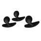 XR Brands Siliconen Buttplug Set - Pleasureplay Buttplugs Anale Dildo's Niet VibrerendXR Brands