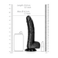 Realistische Dildo Met Ballen en Zuignap - 20,5 cm - Pleasureplay Realistische Dildo'sRealRock by Shots
